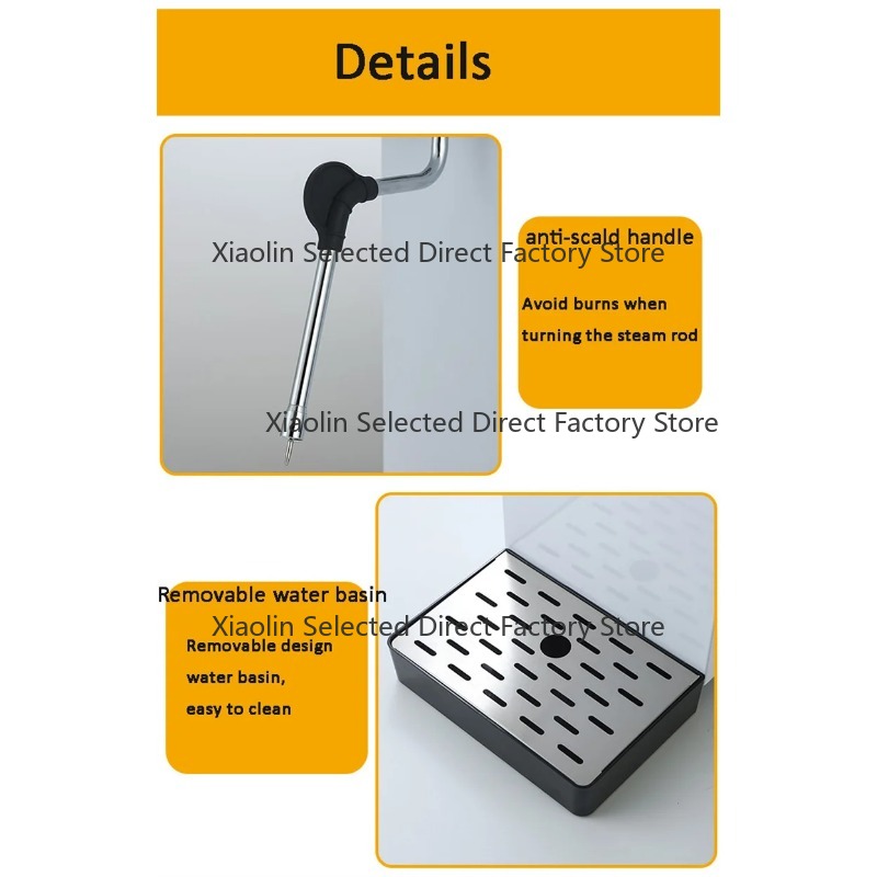 Coffee Tea Equipment - Commercial Steam Milk Frother And Water
