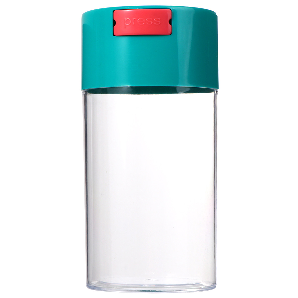 Coffee Bean And Tea Leaf - 2Pcs Food-Grade Airtight Storage Jar Transparent