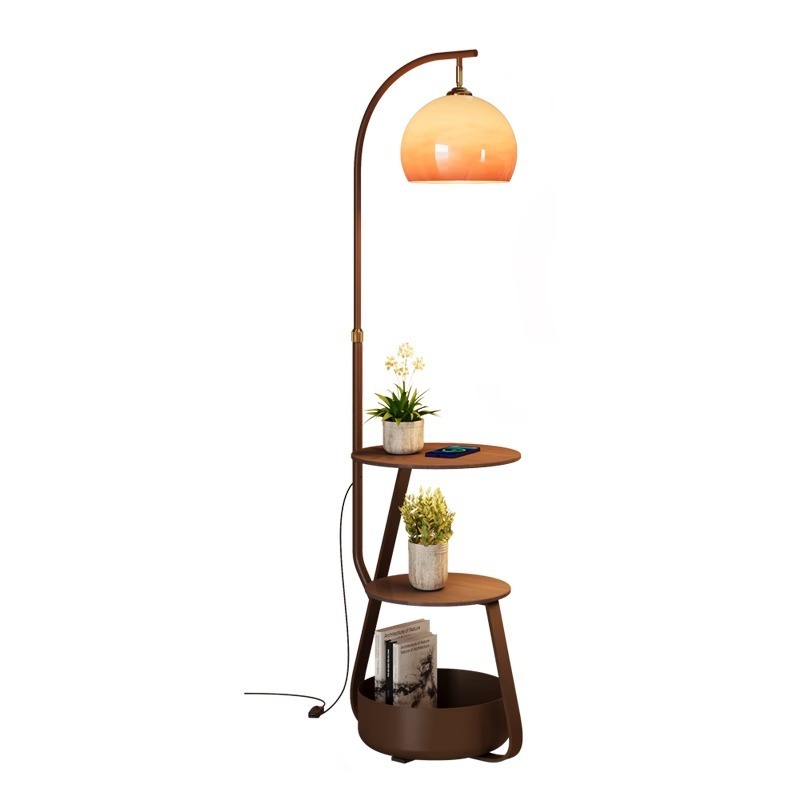 Coffee & Tea Phúc Long - Floor lamp, antique bedroom bedside table,