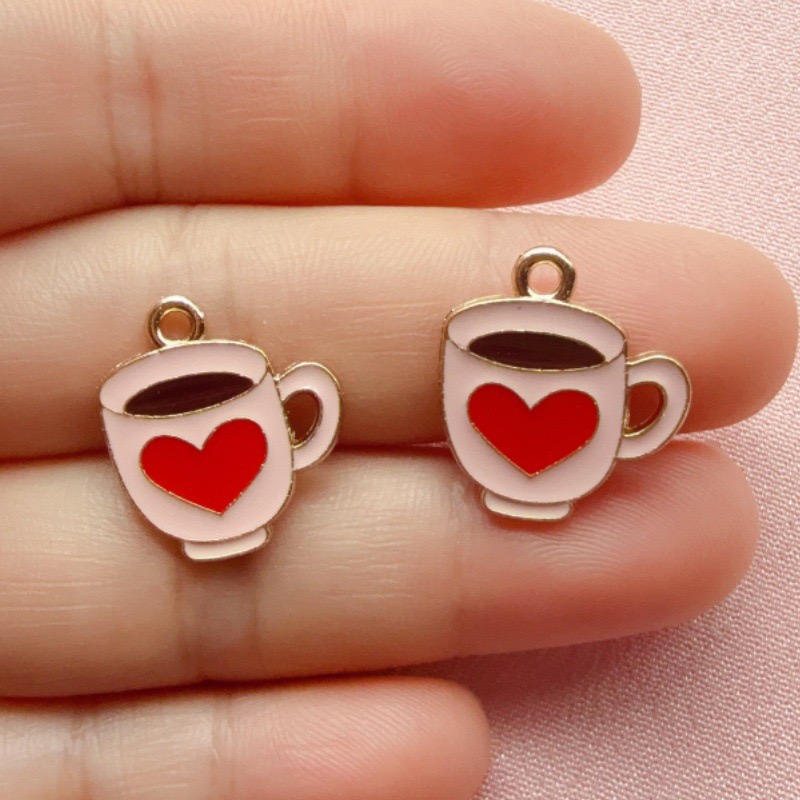 12pcs Colorful Drip Oil Love C - đánh giá và giá Coffee & Tea Phúc Long