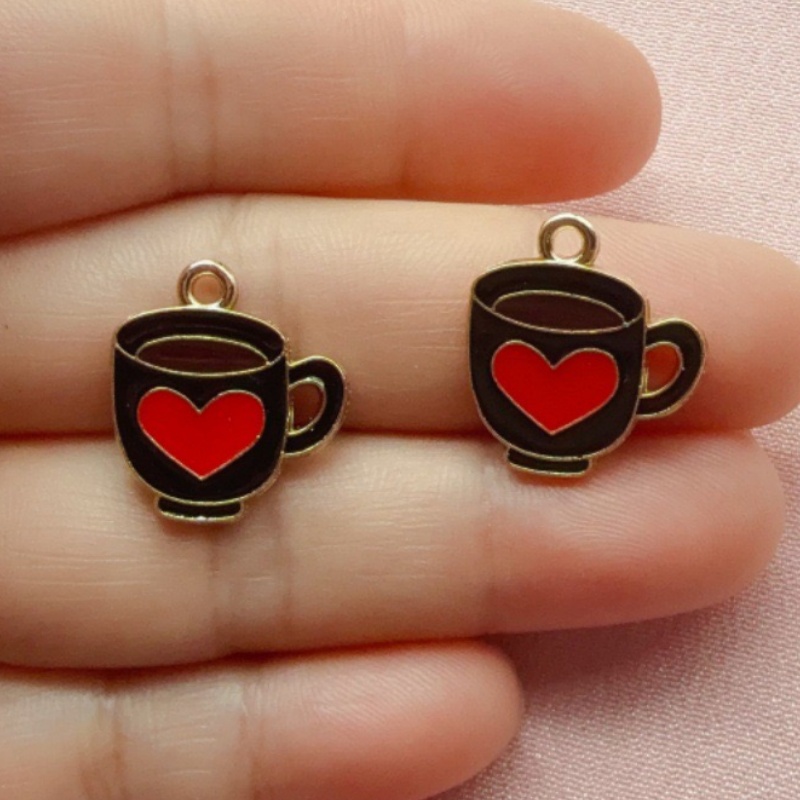 12pcs Colorful Drip Oil Love C - đánh giá và giá Coffee & Tea Phúc Long