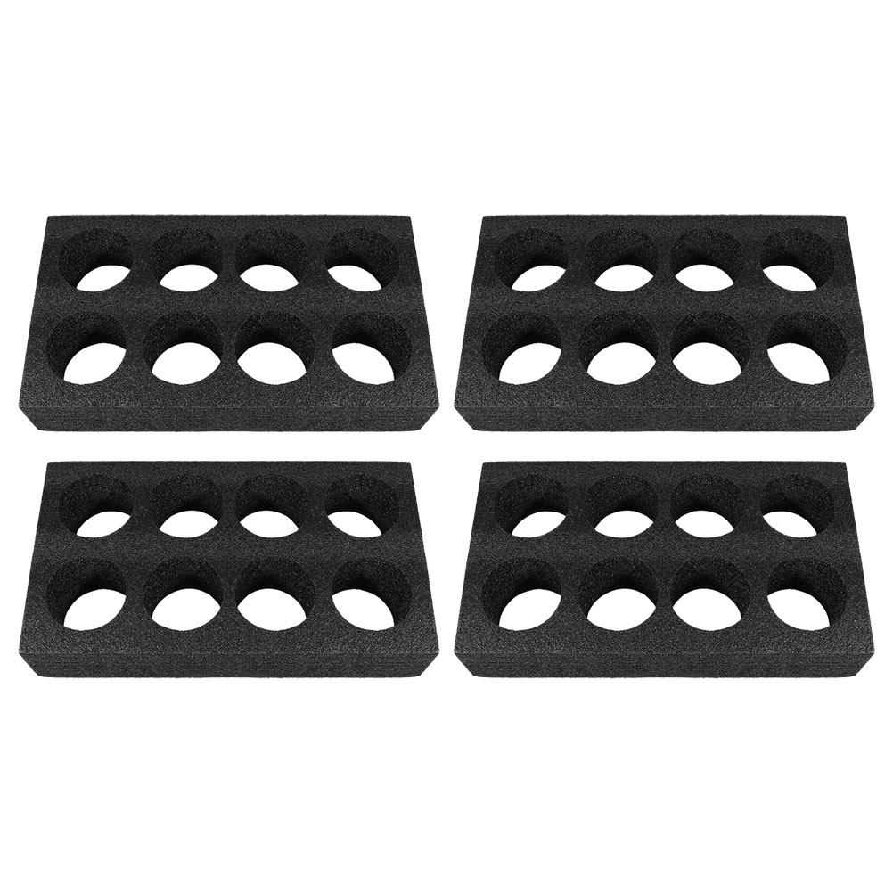 4Pcs 8-Hole Beverage Cup Tray  - đánh giá và giá Coffee Tea Drink