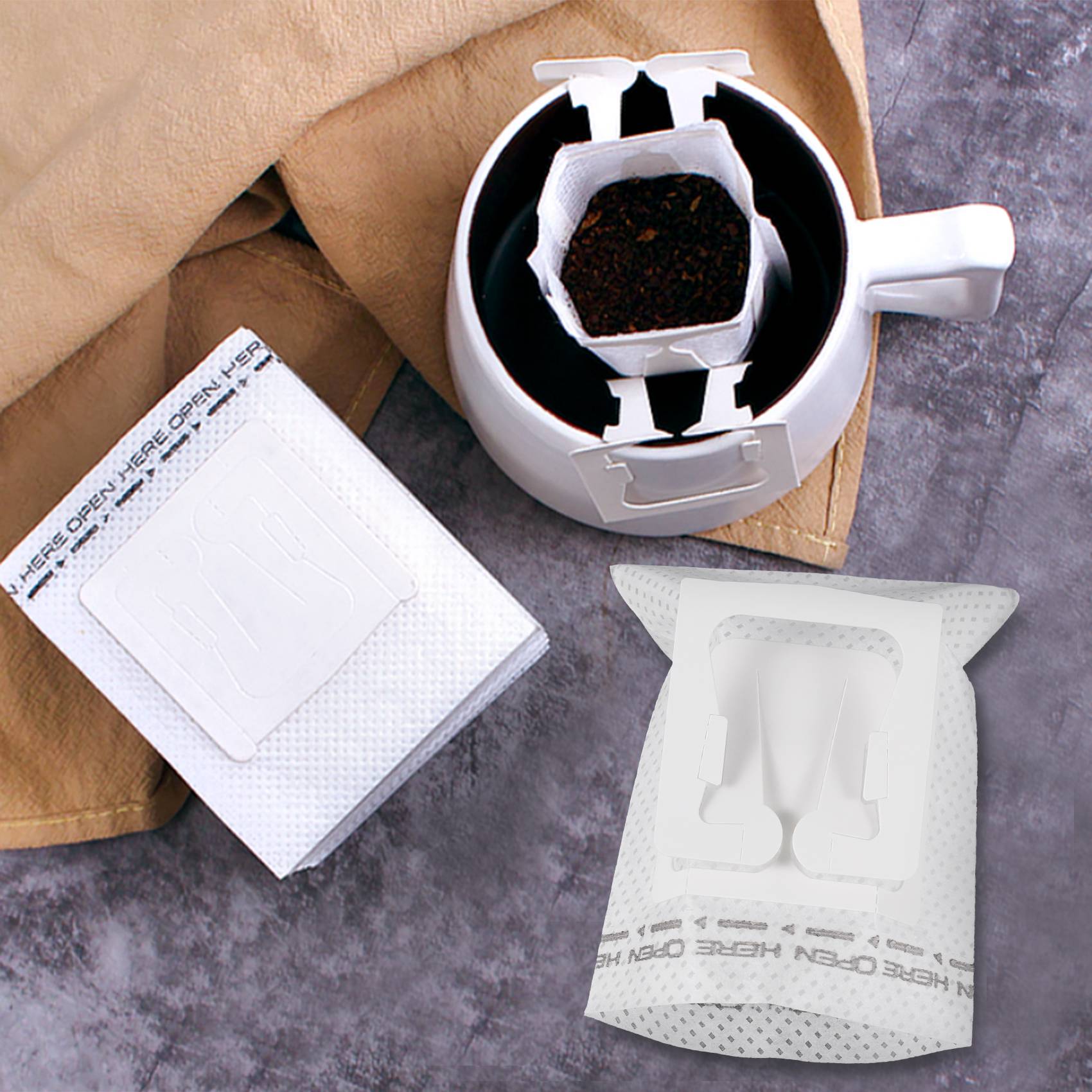 50Pcs / Pack Drip Coffee Filte - đánh giá và giá Coffee & Tea Phúc Long