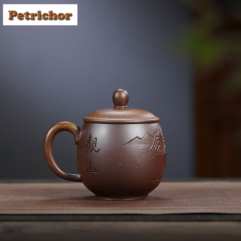 230ml Yixing Purple Clay Wood- - đánh giá và giá Coffee Tea Latte