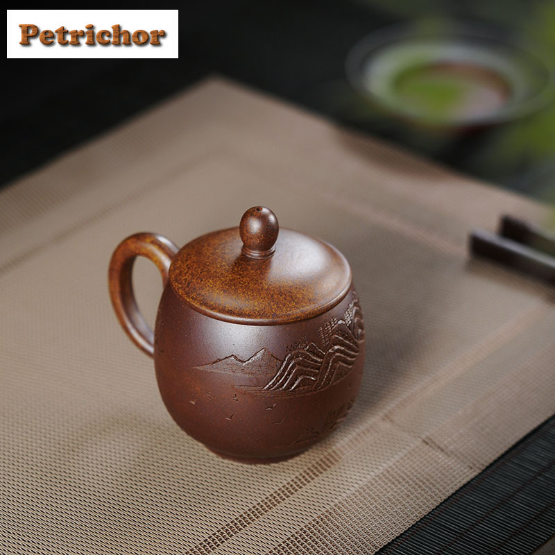 230ml Yixing Purple Clay Wood- - đánh giá và giá Coffee Tea Latte