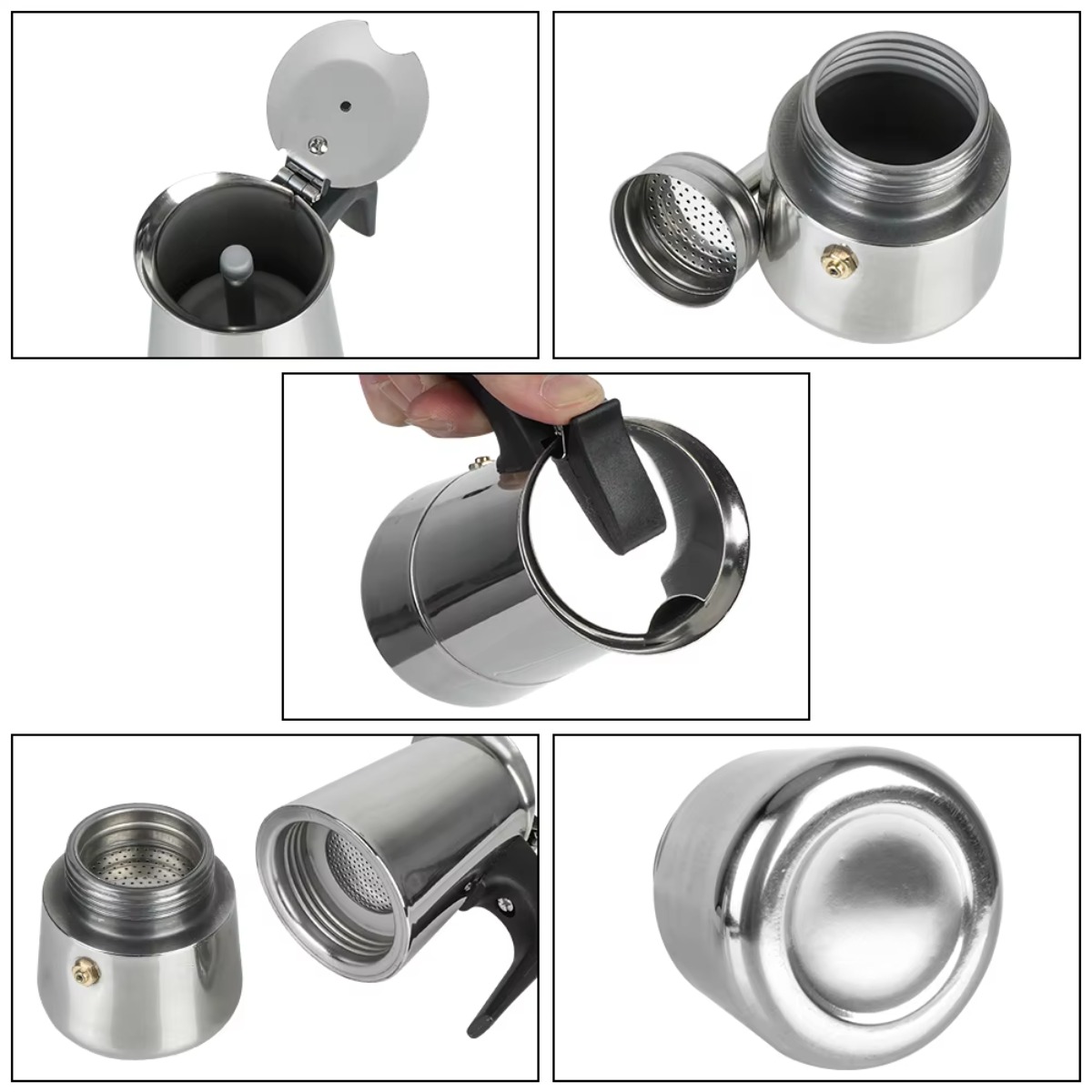 Portable Mocha Coffee Pot Stai - đánh giá và giá Coffee Tea Latte
