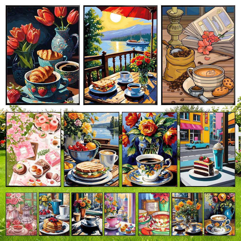 Afternoon Tea Coffee Cup Desig - đánh giá và giá Coffee Tea Poster