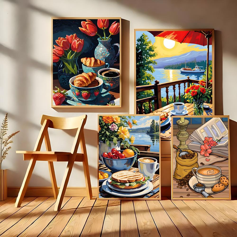 Afternoon Tea Coffee Cup Desig - đánh giá và giá Coffee Tea Poster