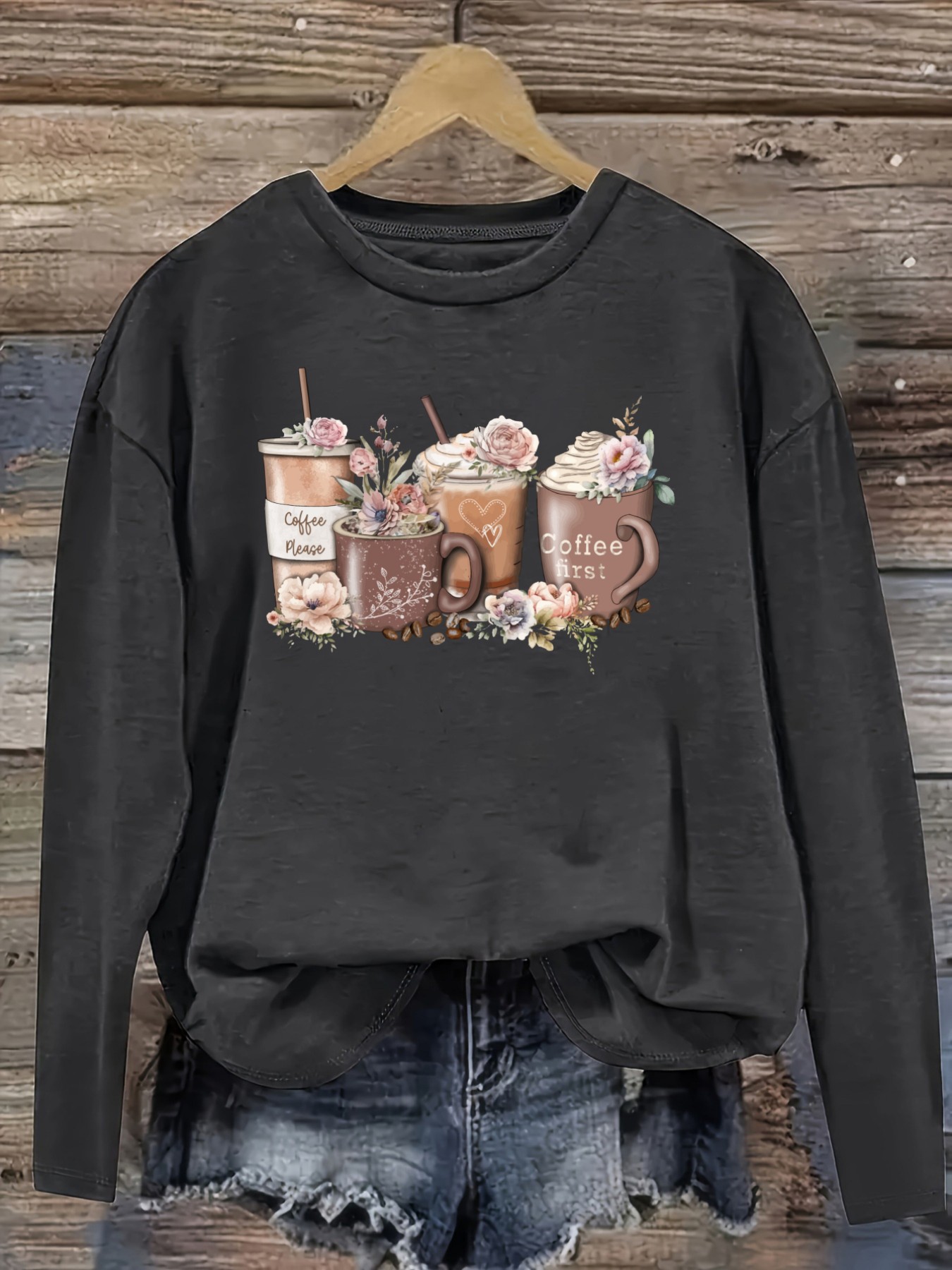Women's Casual Long Sleeve Cre - đánh giá và giá Coffee & Tea Phúc Long