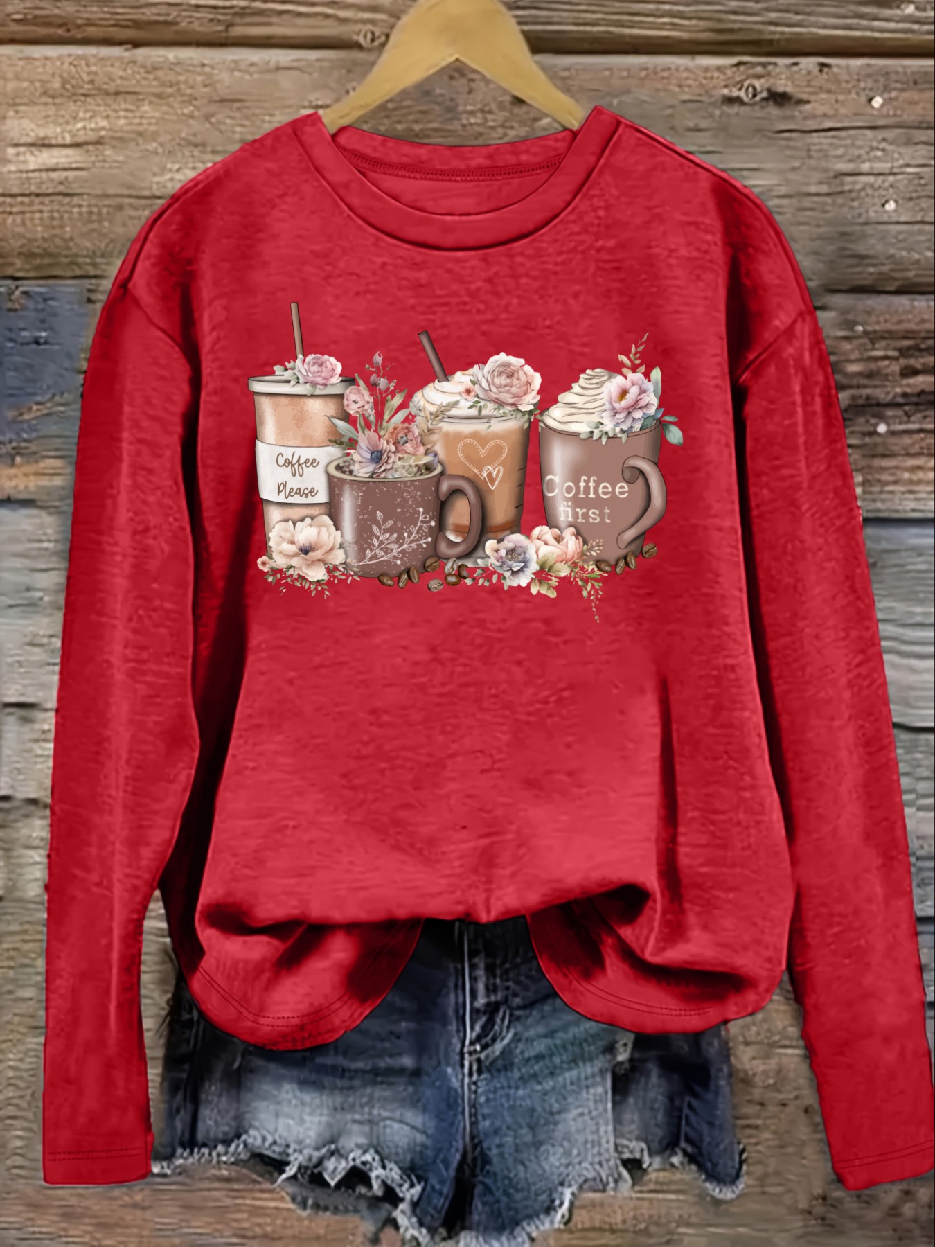 Women's Casual Long Sleeve Cre - đánh giá và giá Coffee & Tea Phúc Long
