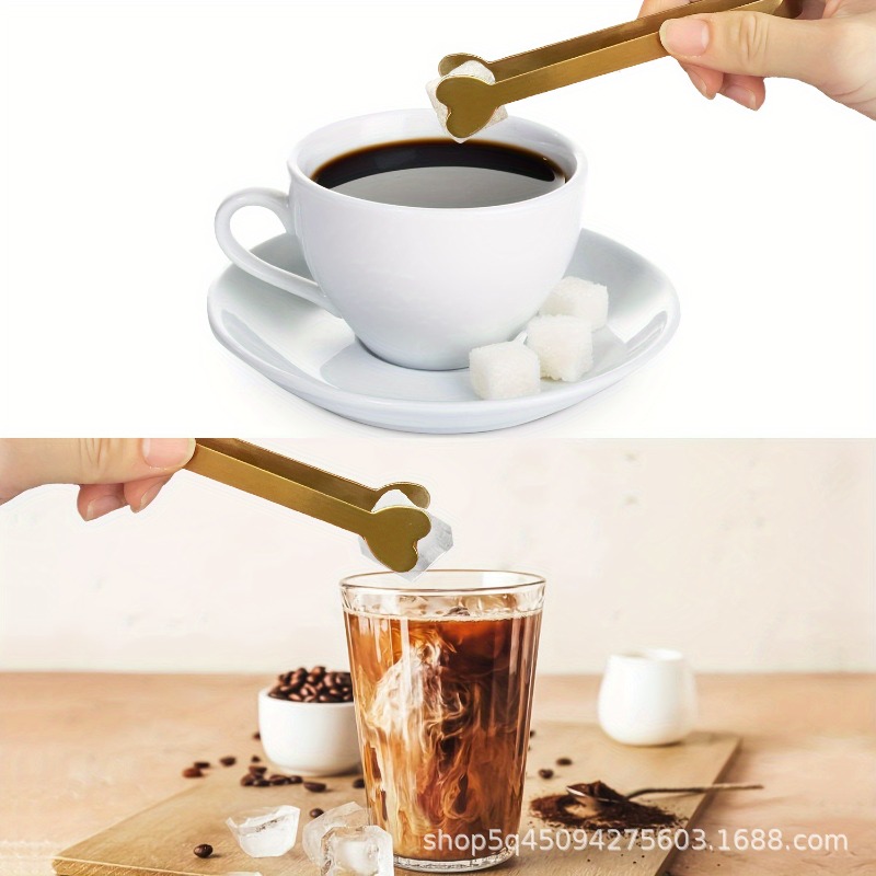 4/6PCS Stainless Steel Heart-S - đánh giá và giá Coffee Tea Sugar Set