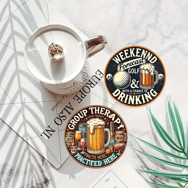 6pcs 10cm Wooden Vintage Beer  - đánh giá và giá Coffee Y Tea