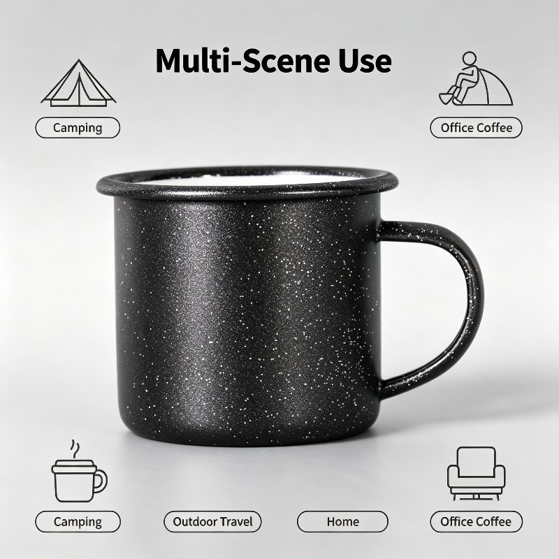 Vintage Enamel Mug with Star‑D - đánh giá và giá Coffee Tea Equipment