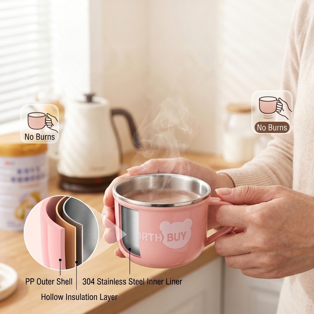Cute Coffee Mug 304 Stainless  - đánh giá và giá Coffee Tea For Me