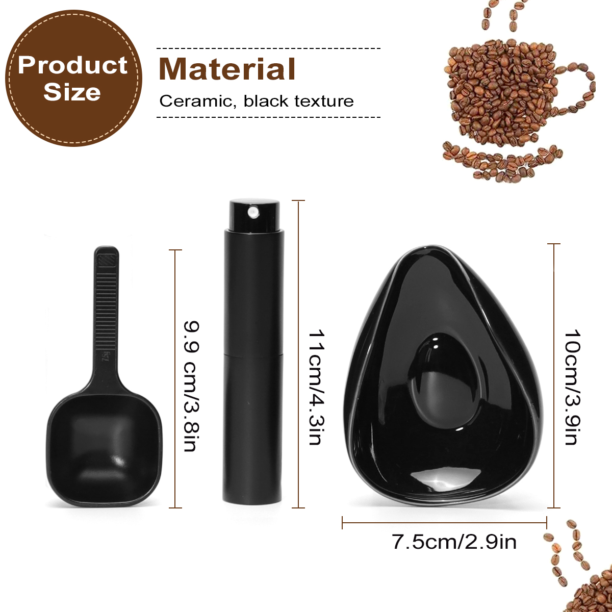 Leeseph Coffee Bean Dosing Cup - đánh giá và giá Coffee Tea Sugar Set