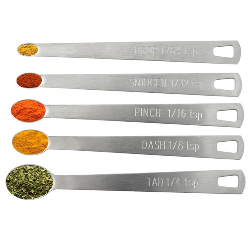 5pcs/Set Small Measuring Spoon - đánh giá và giá Coffee Tea Games