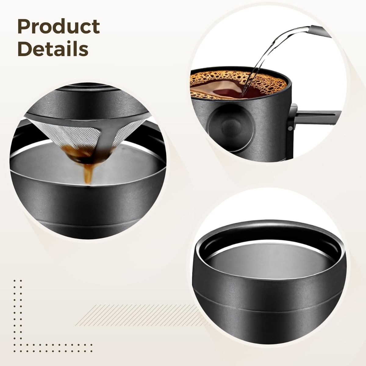 Stainless Steel Coffee Mug 350 - đánh giá và giá Coffee Tea For Me