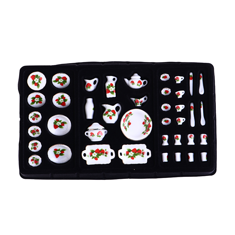 1 Bộ 1:12 Thu Nhỏ Nhà Búp Bê H - đánh giá và giá Coffee Tea Games