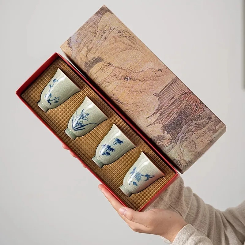 Unique Chinese Four Noble Plan - đánh giá và giá Gongfu Tea Set