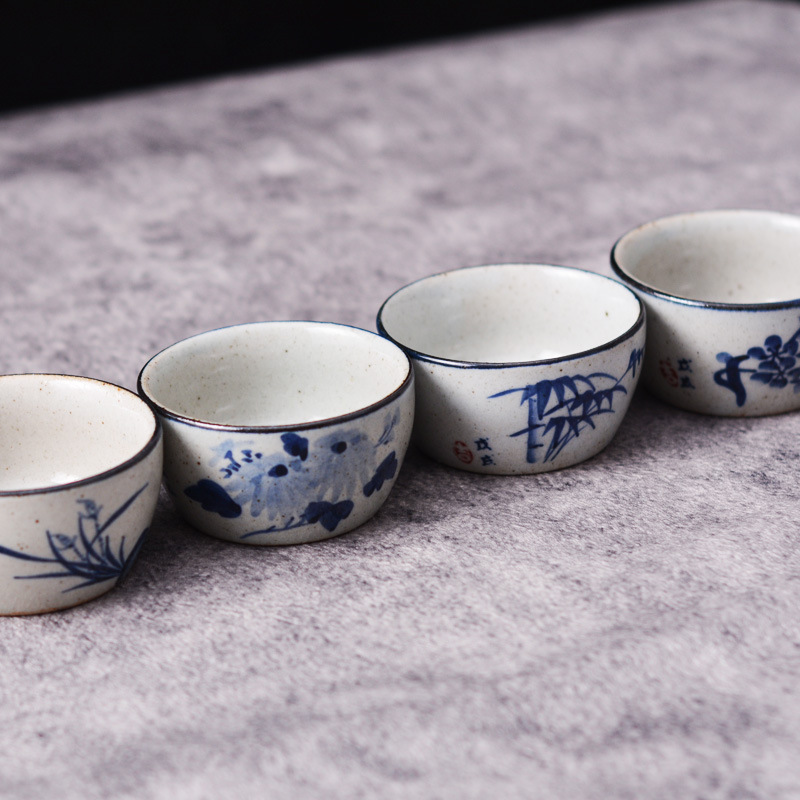 Hand-Painted Blue & White Coar - đánh giá và giá Gongfu Tea Set