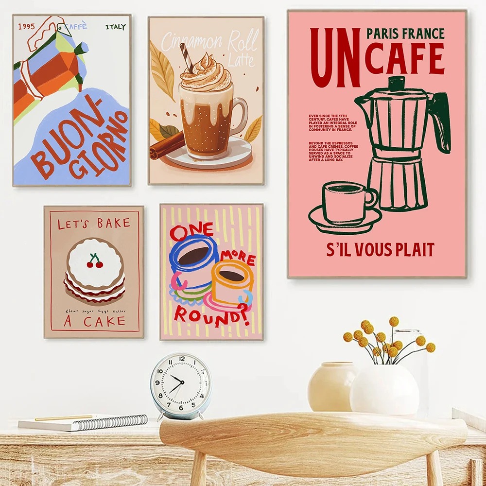 Coffee Shop Afternoon Tea Croi - đánh giá và giá Coffee Tea Poster