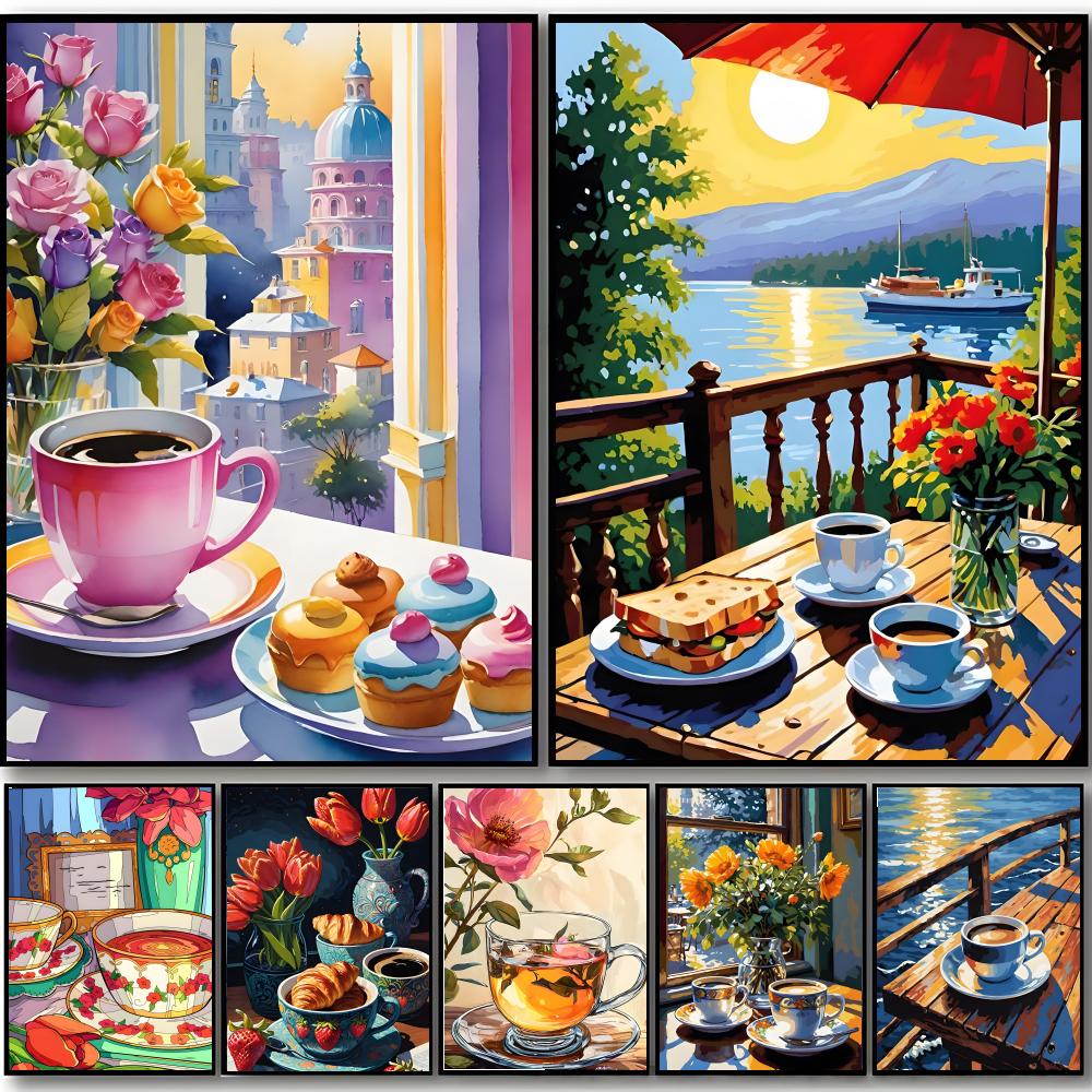 Sweet Cozy Delicate Art A-Afte - đánh giá và giá Coffee Tea Poster