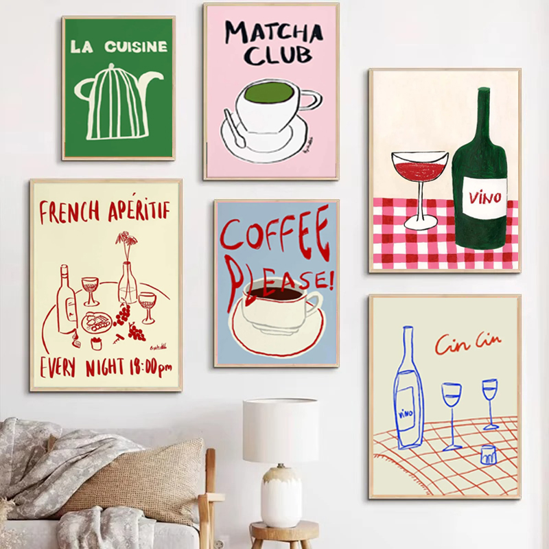 1PC frameless decorative art p - đánh giá và giá Coffee Tea Poster