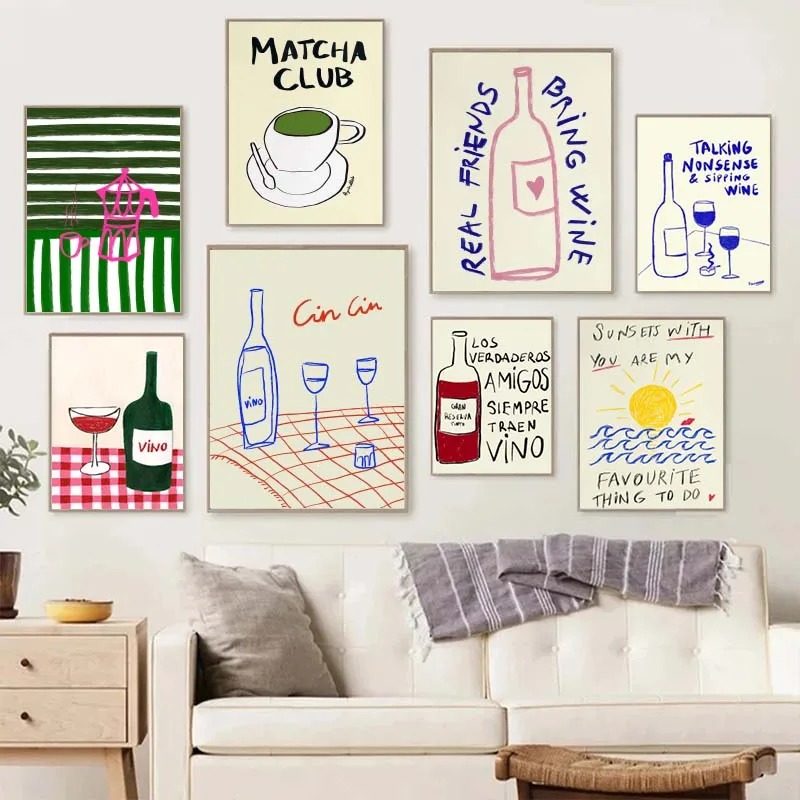 1PC frameless decorative art p - đánh giá và giá Coffee Tea Poster