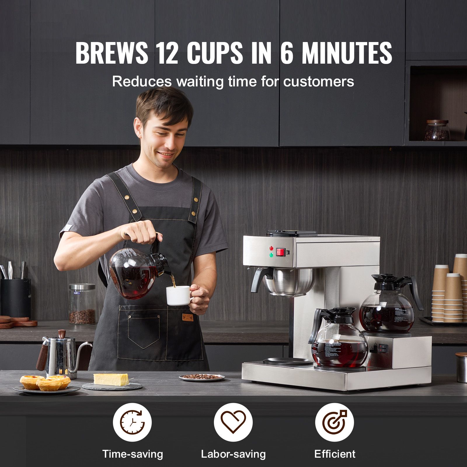 12 Cups Commercial Drip Coffee - đánh giá và giá Coffee & Tea Phúc Long