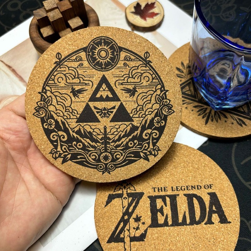 Zelda Coaster Cartoon Anime Ro - đánh giá và giá Coffee Y Tea