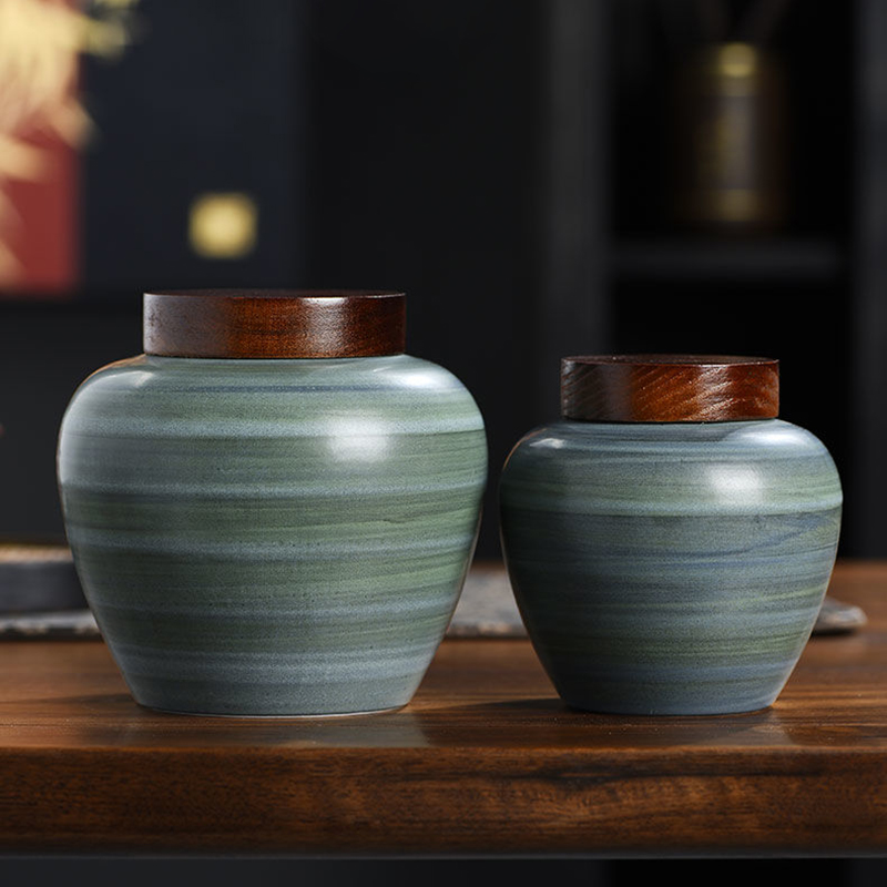 Retro Ceramic Tea Leaf Jar Cre - đánh giá và giá Coffee Bean And Tea Leaf