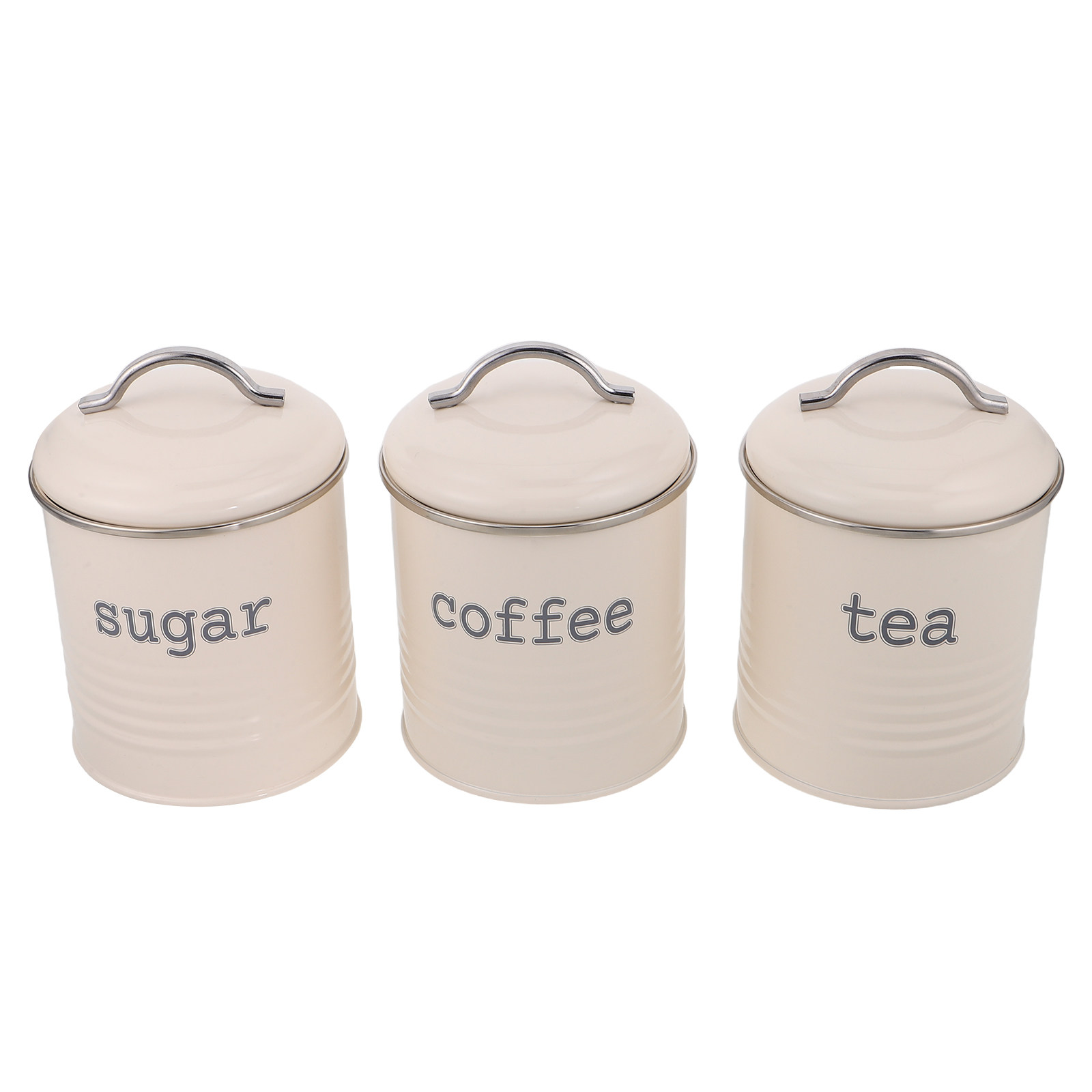 3Pcs Sealed Coffee Bean Contai - đánh giá và giá Coffee Tea Sugar Set