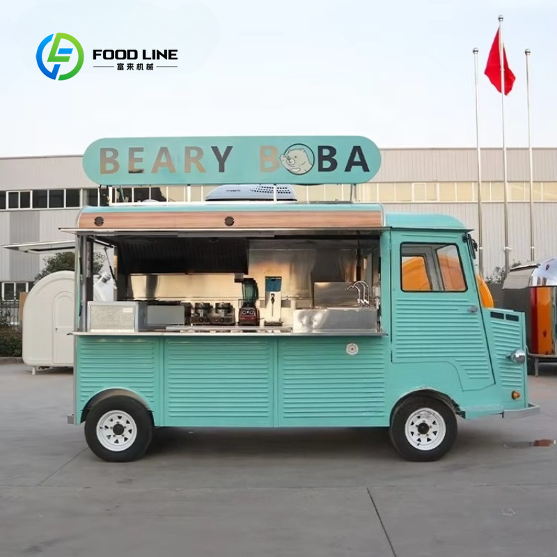 Electric Mobile Food Truck Cus - đánh giá và giá Coffee Tea Equipment